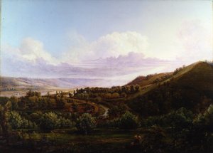 View of Bald Face Creek in the Ohio River Valley by Henry Lovie